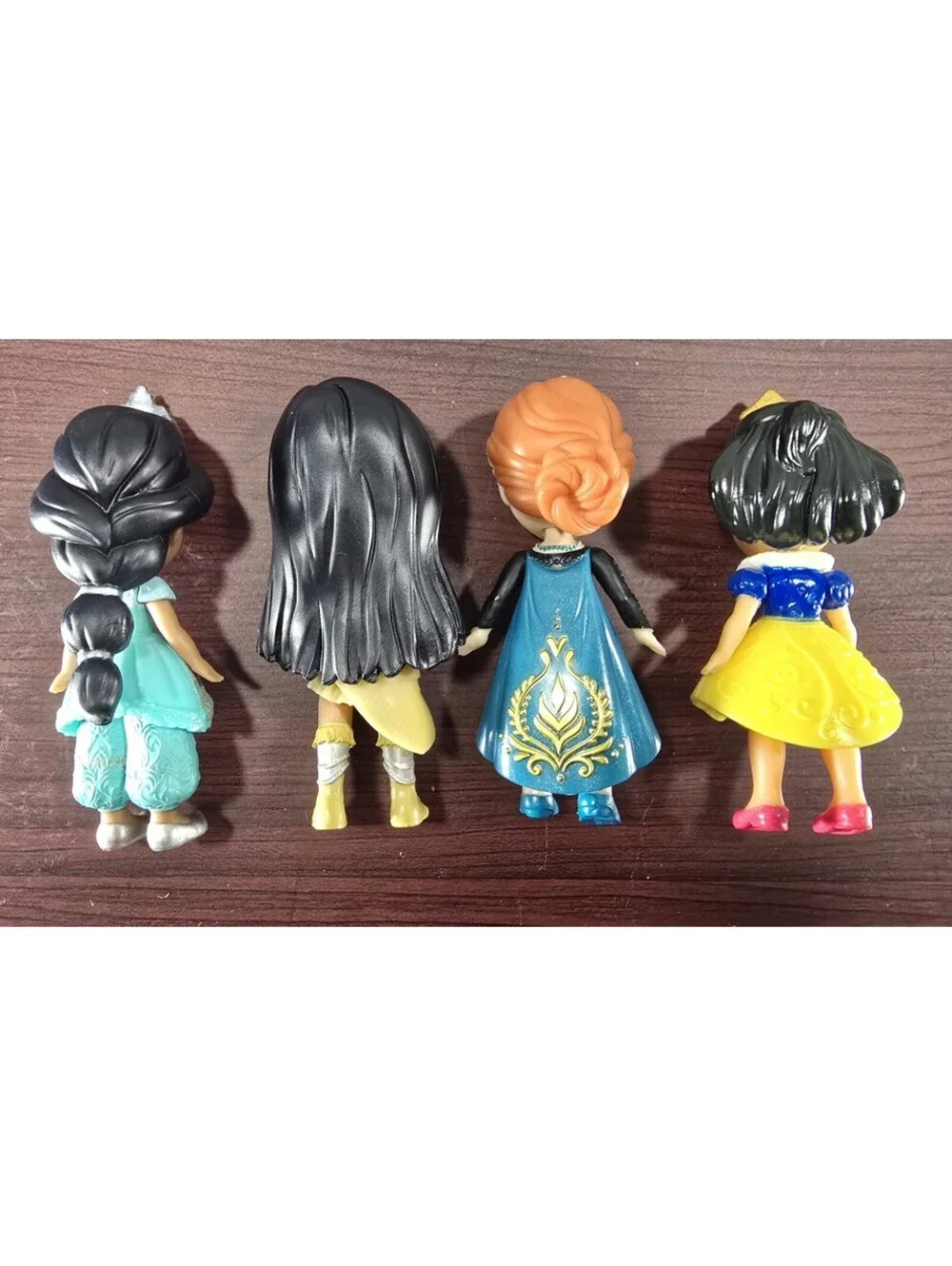 Disney Princess Mini Posable Doll Jakks Pacific 3in Figure Lot Of 4